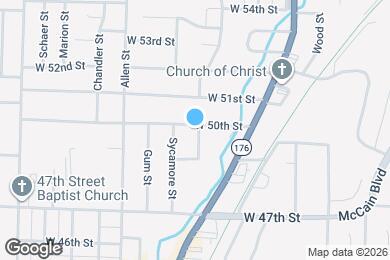Map image of the property - 400 W 50th St