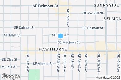 Map image of the property - 3403 SE Madison St