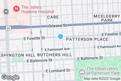 Map image of the property - 132 N Collington Ave