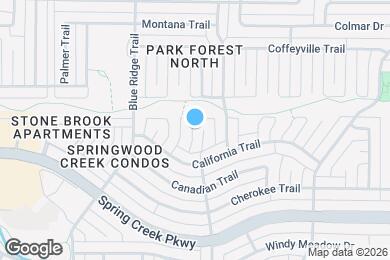 Map image of the property - 6407 Green Oaks Dr
