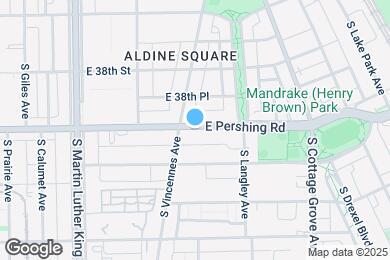 Map image of the property - 615 E Pershing Rd