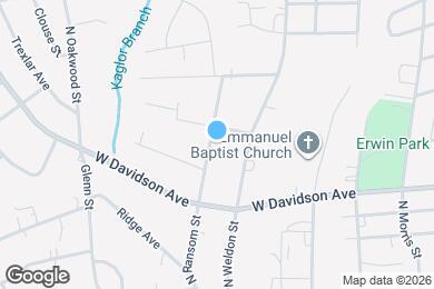 Map image of the property - 1024 N Ransom St