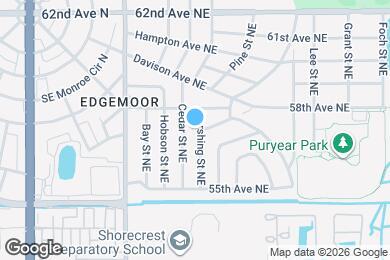 Map image of the property - 5698 Pershing St NE