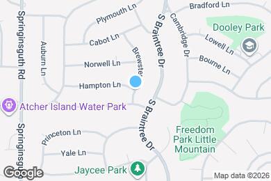 Map image of the property - 1040 Hampton Hbr