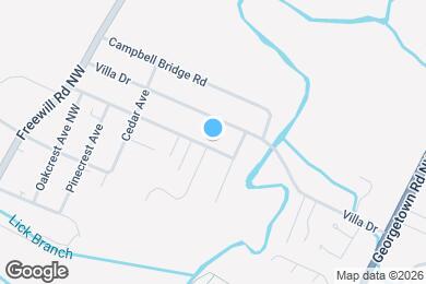 Map image of the property - 2530 Vance Dr NW