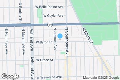 Map image of the property - 1420 W Byron St