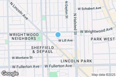 Map image of the property - 866 W Lill Ave