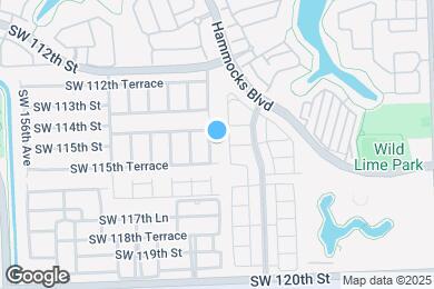 Map image of the property - 11515 SW 152nd Ct