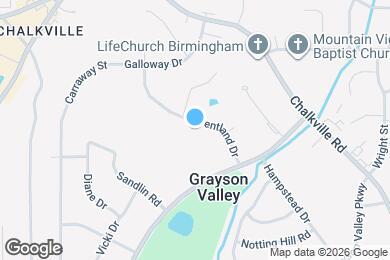 Map image of the property - 2216 Pentland Dr