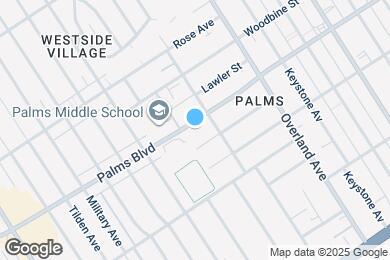 Map image of the property - 10824 Palms Blvd