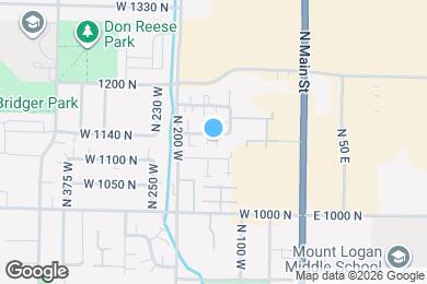 Map image of the property - 148 W 1140 N