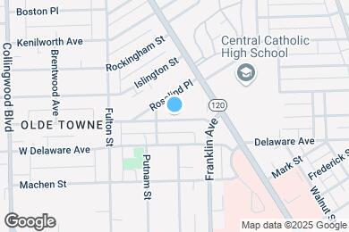 Map image of the property - 102 Melrose Ave
