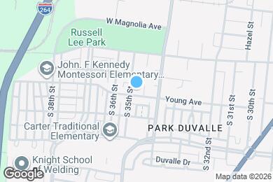 Map image of the property - 3427 Young Ave