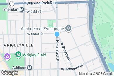 Map image of the property - 3768 N Halsted St