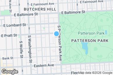 Map image of the property - 203 S Madeira St