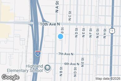 Map image of the property - 811 N B St