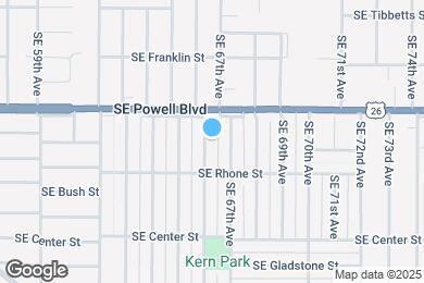 Map image of the property - 3552 SE 66th Ave
