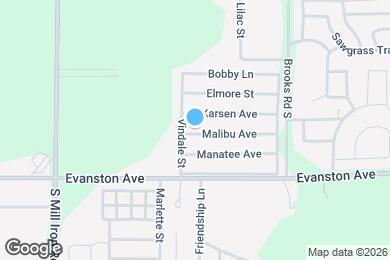 Map image of the property - 3840 Malibu Ave