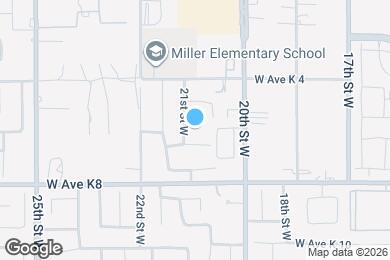 Map image of the property - 2064 W Avenue K6