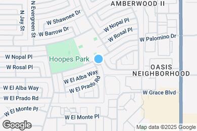 Map image of the property - 503 W El Prado Rd