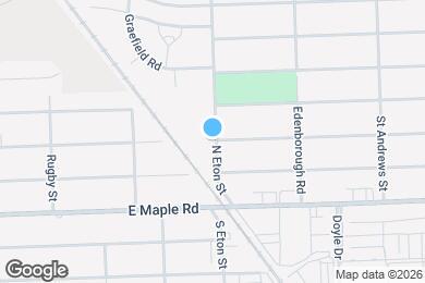 Map image of the property - 437 N Eton St