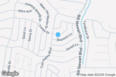 Map image of the property - 1238 Shannon Ln