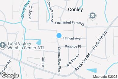 Map image of the property - 1573 Lamont Ave