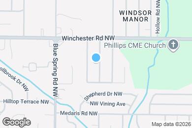 Map image of the property - 5113 Ortega Cir NW