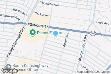 Map image of the property - 4442 Bingham Ave