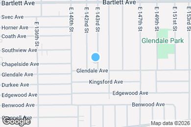 Map image of the property - 3890 E 143rd St