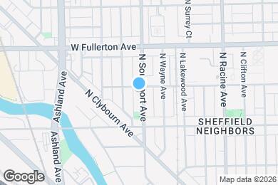 Map image of the property - 2252 N Southport Ave