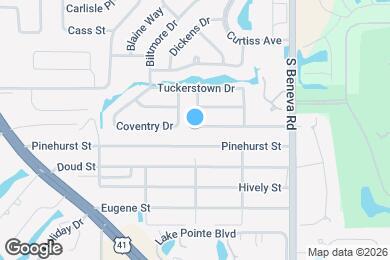 Map image of the property - 2876 Captiva Dr