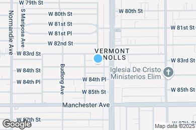 Map image of the property - 1029 W 84th St