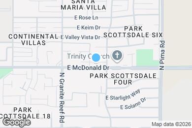 Map image of the property - 8548 E McDonald Dr