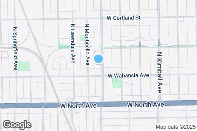 Map image of the property - 1722 N Central Park Ave