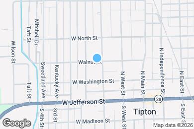 Map image of the property - 313 Walnut St