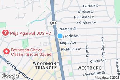 Map image of the property - Rosedale Park Apartments