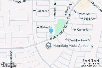 Map image of the property - 3663 W Yellow Peak Dr