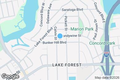 Map image of the property - 1031 Bunker Hill Blvd