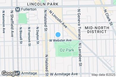 Map image of the property - 714 W Webster Ave