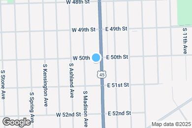 Map image of the property - 814 South La Grange Road