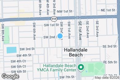 Map image of the property - 208 SW 2nd Ave