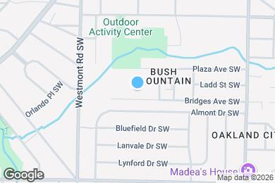 Map image of the property - 1409 Bridges Ave SW