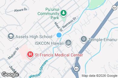 Map image of the property - 2429 Liliha St