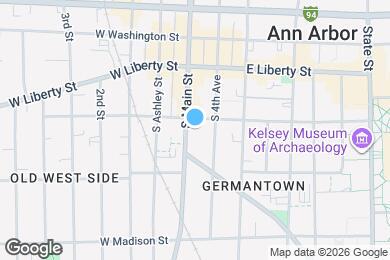 Map image of the property - The Standard at Ann Arbor