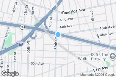 Map image of the property - 34-49-49 69th St