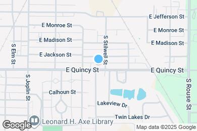 Map image of the property - 715 E Quincy St