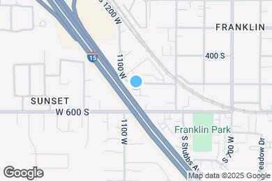 Map image of the property - 1017 W 500 S