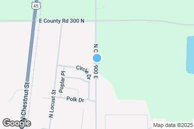Map image of the property - 558 E County Rd 1350 N