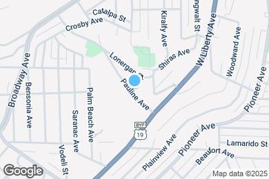 Map image of the property - 2249 Pauline Ave